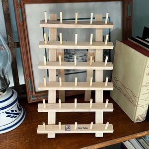 June Tailor Wooden Sewing Spool Rack 30 Spool